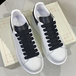 Zapatillas de cuero de lujo originales para hombre de alta calidad, zapatillas de skate con cordones a la moda, zapatos casuales para caminar con suela gruesa para exteriores - Product Image 6