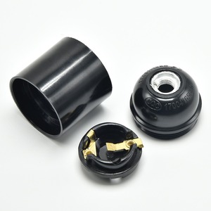 Portalámparas Decorativo Industrial de Baquelita Negro Sin Interruptor, E27 E14 - Product Image 5