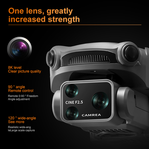 Nouveau drone S119 professionnel 4K HD avec double caméra, évitement d'obstacles, vol 5G, 2 km de portée GPS, flux optique, écran HD, télécommande. - Product Image 3