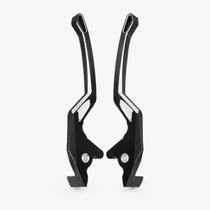 Pièces de moto, ensemble de leviers de frein en aluminium CNC pour scooter PCX160, double couleur anodisée, réglables, ensemble de leviers de frein directement de l'usine - Product Image 4
