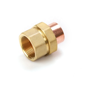 Adaptador hembra NPT de latón sin plomo de alta calidad, accesorio de unión de cobre, accesorio de tubería de cobre de soldadura - Product Image 4