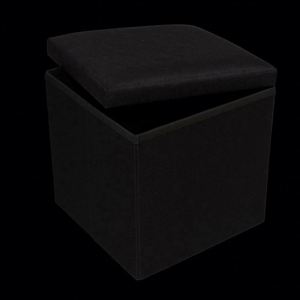 Modern <b>Stool</b> Living Room Furniture <b>Storage</b> Box Fabric Stainless Steel Bamboo Highest Quality Sample Available <b>Stools</b> Counter - Product Image 4