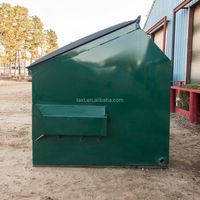 Conteneur de chargement en plastique OEM ODM Chariot élévateur mobile Déchets poubelle industrielle Benne élévatrice avant