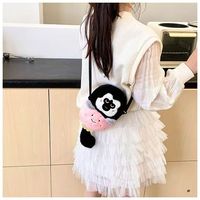 ZY Doux Coton et Tissu Mignon Singe En Peluche Jouet Sac À Dos avec Fonction De Fête pour Enfants
