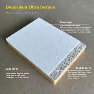 Plafón de Placas de Yeso Perforadas Monolíticas con Perforación Hexagonal, Placa de Yeso Acústica <span class=keywords><strong>Super</strong></span> Lisa con Lana Mineral - Product Image 2
