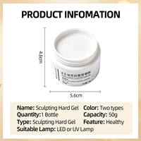 Gel de modelage transparent et flexible pour ongles, OEM/ODM, pour techniciens en ongles, commande en gros personnalisée