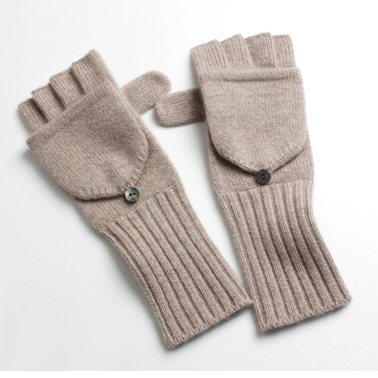 Быстрая доставка модные дешевые однотонные женские вязаные теплые перчатки