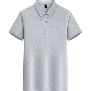 Men's Solid Color Polyester <b>Polo</b> Shirt Short Sleeve Workwear Daily Wear - Product Image 4