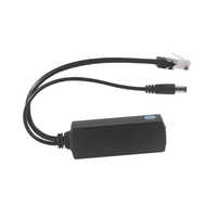 Commutateur 2 ports 48v Poe Splitter Rj45 Injecteur 802.3af/at 100Mbps Power 12V Outdoor Switch Poe