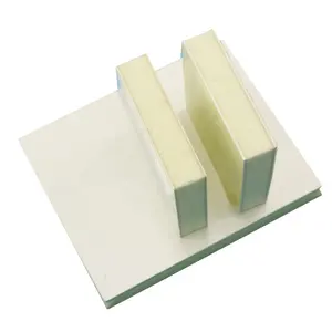 Cách điện kim loại siding đúc sẵn tường ngoài trời bảng điều khiển FRP PU Polyurethane bọt bánh sandwich Bảng điều khiển