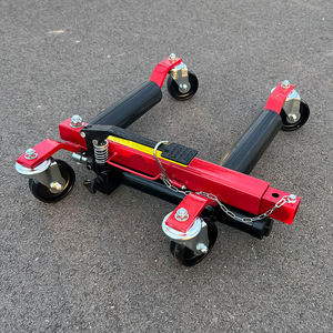 12 pouces Positionnement de véhicule hydraulique Go Jack 680kg Wheel Skate Car Dolly avec rouleaux en aluminium - Product Image 2