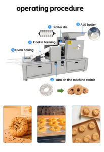 Macchina per la Produzione di Biscotti a Rullo, Mini Formatrice per Biscotti, Macchina per la Formatura di Biscotti al Cioccolato - Product Image 5