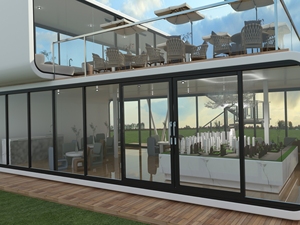 Sinh Thái Thông Minh Nhỏ Nhà Prefab Nhà Năng Lượng Mặt Trời Điện Nước Mưa Bộ Sưu Tập Hệ Thống Ủ Nhà Vệ Sinh-Năng Lượng Hiệu Quả Thiết Bị Bao Gồm - Product Image 3