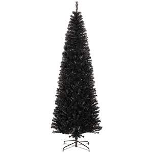 Árbol de Navidad artificial Douglas Fir de 8 pies sin luces, ramas realistas, árbol de pie para interiores, para decoración. - Product Image 1