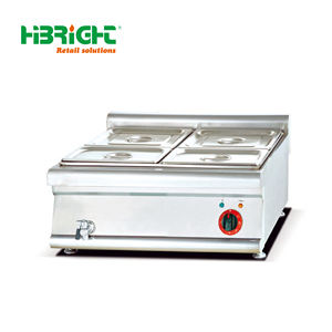 Commercial Grade Stainless Steel Electric Steam Table <b>Soup</b> <b>Kettle</b> Gas Powered Bain Marie Food Warmer for Restaurant Service - Product Image 5