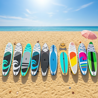 Planche de SUP gonflable tout usage pour 2+1 personnes, en PVC Drop Stitch, pour usage familial en mer, portable, écologique, avec une seule aileron.