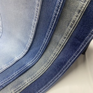 Phụ Nữ Người Đàn Ông Jeans Đồng Bằng Sợi Ngang Dệt Kim Dệt Kỹ Thuật 80% Cotton 20% <span class=keywords><strong>Polyester</strong></span> 10Oz Twill Không Căng 320G Vải Mặc Giản Dị - Product Image 6