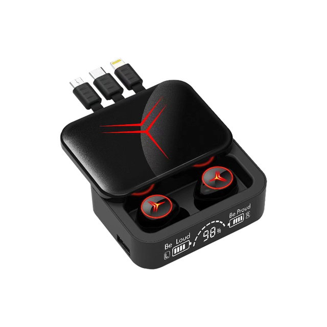 M88 Pro M10 TWS Earbuds With Power Bank Noise Cancelling Wireless Headphone Long Battery Life Deep Bass Digital Display Earphone