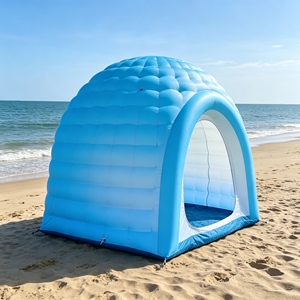 Tente de camping gonflable coupe-vent personnalisée, tente gonflable imperméable et fiable pour séjour en plein air - Product Image 4