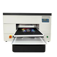Nouvelle imprimante jet d'encre A3 avec tête d'impression XP600 pour l'impression textile semi-automatique haute vitesse sur t-shirts, jeans, vêtements