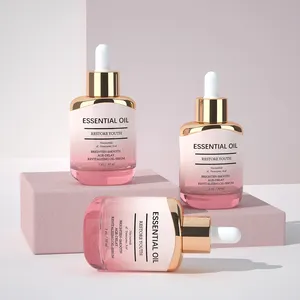 1 온스 2 온스 3 온스 4 온스 30ml 50ml 100ml 빈 럭셔리 독특한 화장품 에센셜 오일 페이스 세럼 유리 스포이드 병