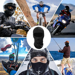 Balaclava en soie de lait élastique et douce, protection UV, coupe-vent, masque facial pour moto, snowboard, cyclisme - Product Image 6