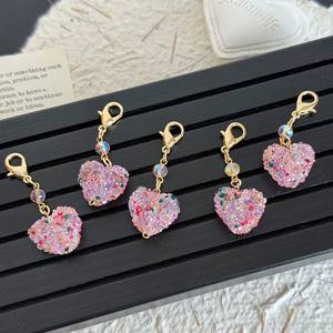 CHENXI Cadeau Saint-Valentin Porte-clés Cœur Ornement Pendentif Sac à Main Accessoires - Product Image 1