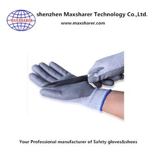 Personalización Guantes de trabajo de uso general Guantes a prueba de agua Trabajo de jardinería Soldadura Algodón Seguridad Guantes de trabajo manual Gris - Product Image 4