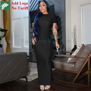 2025 Ins Offre Spéciale sexy jupe longue camisole col en v profond coupe ajustée femmes tenue décontractée <span class=keywords><strong>pas</strong></span> <span class=keywords><strong>cher</strong></span> vêtements <span class=keywords><strong>grossiste</strong></span> - Product Image 6