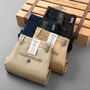 سراويل رجالية للجولف كاجوال بتصميم شارع من خامات اصلية للبيع بالجملة سراويل رجالية للجولف مكتبة من القطن الأسود مصنوعة من نسيج الستنبيل والأخضر والشرق الأوسط - Product Image 4