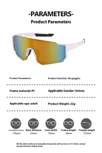 Offre Spéciale femmes sport cyclisme lunettes <span class=keywords><strong>de</strong></span> <span class=keywords><strong>soleil</strong></span> coloré enduit <span class=keywords><strong>Ski</strong></span> lunettes miroir pour coupe-vent conduite équitation pour Sports en plein air - Product Image 3