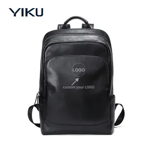 high end modern wholesale premium business custom luxury 15.6 inch laptop office bag real genuine leather backpack for men