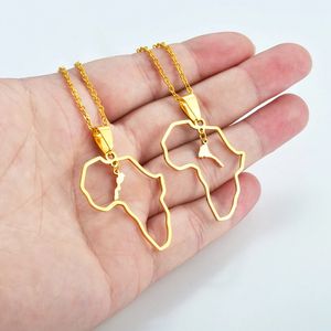 Collar con colgante <span class=keywords><strong>de</strong></span> <span class=keywords><strong>mapa</strong></span> <span class=keywords><strong>de</strong></span> <span class=keywords><strong>Marruecos</strong></span> y Eritrea, cadena <span class=keywords><strong>de</strong></span> eslabones clásica <span class=keywords><strong>de</strong></span> acero inoxidable, joyería - Product Image 3