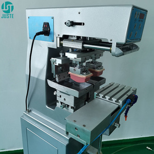 2 <span class=keywords><strong>Color</strong></span> Pad Printer Totalmente Automático Alimentador Totalmente Automático Chinelo Fãs Spd Pad <span class=keywords><strong>Printing</strong></span> Machine Para Nota Roupas Golf Tees Tube - Product Image 3