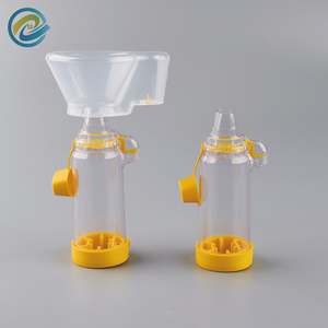 Advanced High-quality Medical Grade 350ML Colourful Aerosol Inhaler Chamber Anti-static Material - Product Image 3