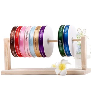 Wooden Ribbon Rack <b>Desktop</b> Storage Organizer Foldable Natural Wood Color Multipurpose For Craft Supplies - Product Image 4
