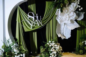 Vorhangstoff Foto-Hochzeits-Hintergrund Drapierung Dekoration Weicher Gazenstoff Elfenbein Chiffon Outdoor Bühnen-Hintergrund Geburtstagsvorhänge - Product Image 4