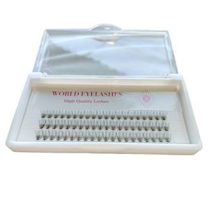 Nuevas Extensiones de Pestañas de Visón Sintético de 0.15mm, Volumen Completo, Hechas a Mano, en Racimos, Autoaplicables, DIY, Racimos Pre-fabricados 10D 20D 30D, Unión Térmica - Product Image 4