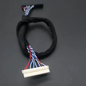 LCD Screen Cable Kit Driver Board FIX-30P-D6 30Pin 6 Bit Gen LVDS Cable