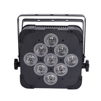 9*18W 9x18 RGBWA UV 6 en 1 Wifi inalámbrico batería LED Uplights para Navidad boda fiesta