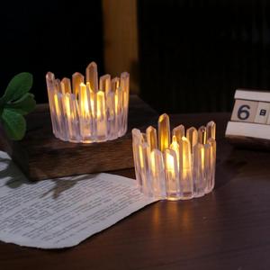 เทียน <span class=keywords><strong>LED</strong></span> แบบพกพาในขวดพลาสติกใส  รักษ์โลก ดีไซน์ทันสมัย คุณภาพสูง ตกแต่งบ้าน วันวาเลนไทน์ - Product Image 4