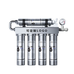 6-traps voorfilter + omgekeerde osmose gezuiverd waterfiltratiesysteem, handmatig, tankloos, onder de spoelbak, commercieel gebruik, UV-water - Product Image 1