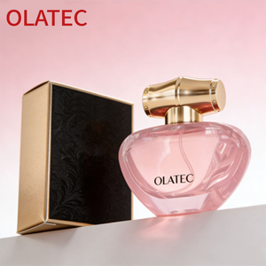 Flacon de <span class=keywords><strong>parfum</strong></span> de luxe Coeur personnalisé 50ml 100ml Rouge Coloré 30ml Bouteilles de <span class=keywords><strong>parfum</strong></span> en verre de luxe en forme de cœur pour femmes avec boîte à capuchon doré - Product Image 1