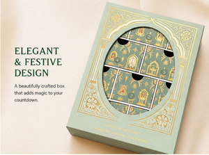 Caja de Calendario de Adviento Personalizada en Forma de Libro con Cajones, Caja de Embalaje de Cartón Rígido con Lámina Dorada para Pulseras y Joyería - Product Image 5