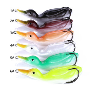 เหยื่อปลอมซิลิโคนรูปเป็ดน้อย Thunder Frog Blackfish ขนาด 10.5 ซม./18.5 กรัม พร้อมตะขอ - Product Image 1