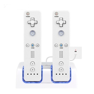 SYY 5V Blue Light Double Sofa Cargador Adaptador inalámbrico Cargador para WII <span class=keywords><strong>WIIU</strong></span> - Product Image 2