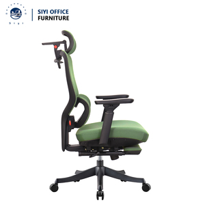 Chaise de <span class=keywords><strong>bureau</strong></span> ergonomique moderne et robuste certifiée BIFMA, capacité 200 kg, avec mécanisme d'auto-équilibrage, accoudoirs 3D et dossier haut en maille - Product Image 3