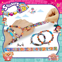 Autocollants en plastique créatifs DIY, livre de collection de bracelets perlés personnalisés, jouets pour enfants de 4 à 6 ans et de 7 à 12 ans, nouveautés