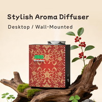 Diffuseur d'arômes électrique mural sans eau 200 ml, 5381 pieds carrés, brume froide, contrôle par application avec alarme de niveau de liquide pour usage hôtelier
