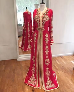 ATIYA LIBAS Lehenga Choli en acétate rouge royal avec broderie Zardozi lourde Longueur de plancher pour femme-Robe de soirée et de mariage - Product Image 4